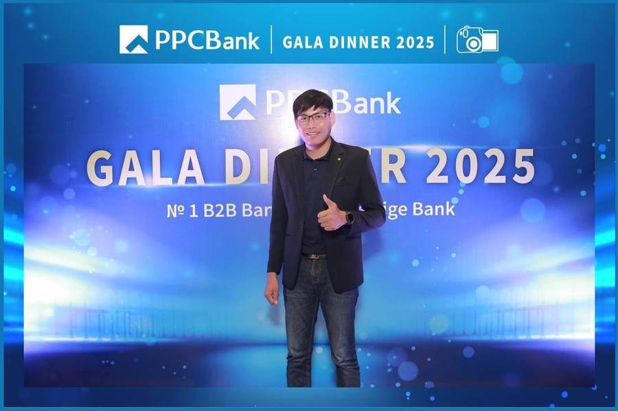 Lysong Sun at the PPCBank gala dinner